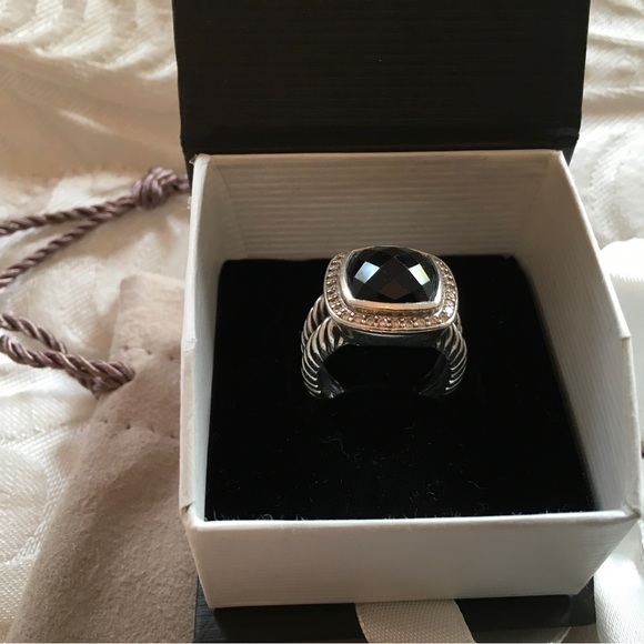 David Yurman black Albion Ring - Picture 4 of 12